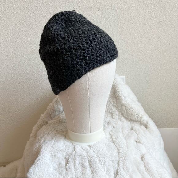 Handmade Crochet Beanie In Grey.--DA6 - Picture 3 of 7